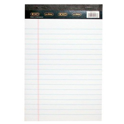 ROCO WRITING PAD A5 40 SHEETS